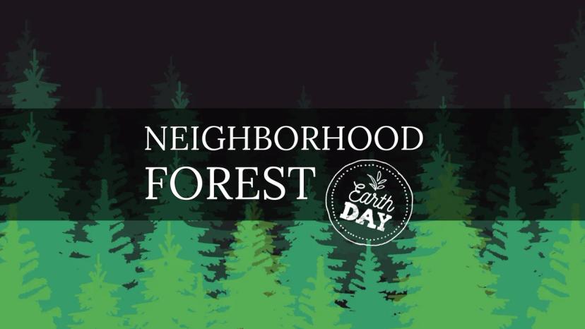 Promotional image for Neighborhood Forest: Free Tree Registration