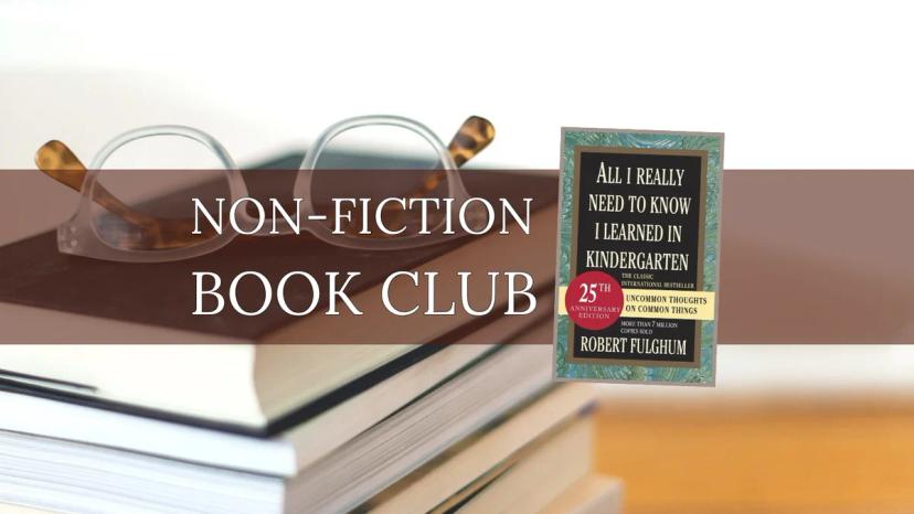 Promotional image for Perspectives & Pages: Non-Fiction Book Club