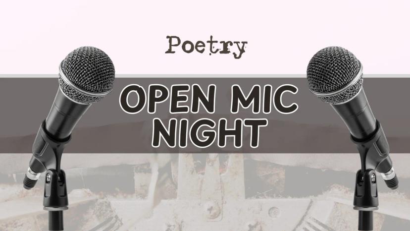 Promotional image for Open Mic: Poetry